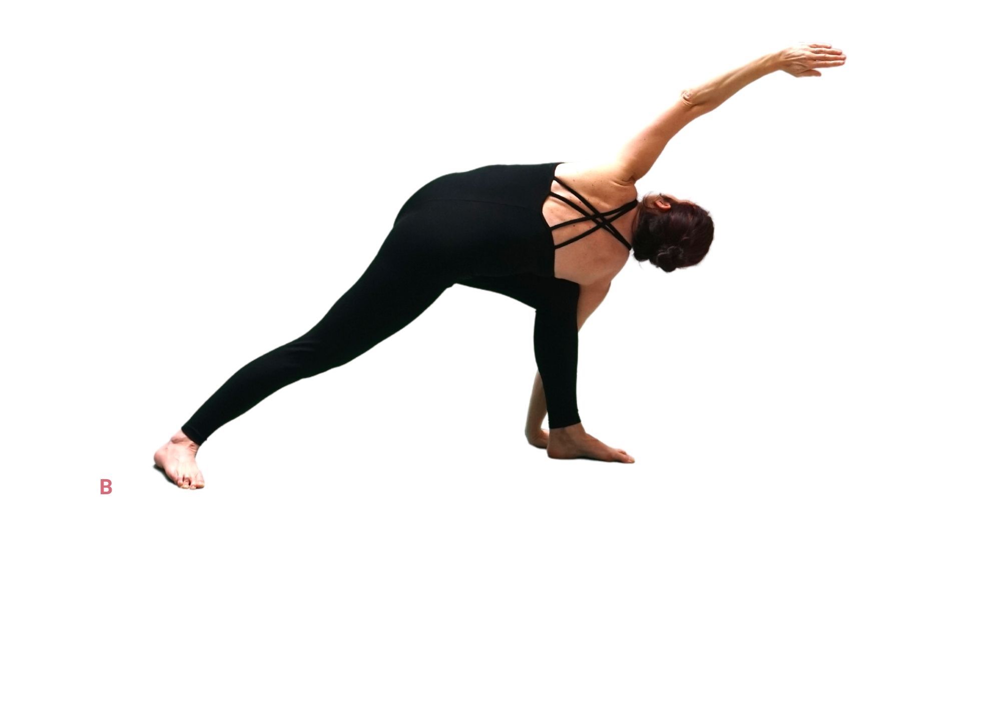 Posture de yoga : utthita parsvakonasana B 